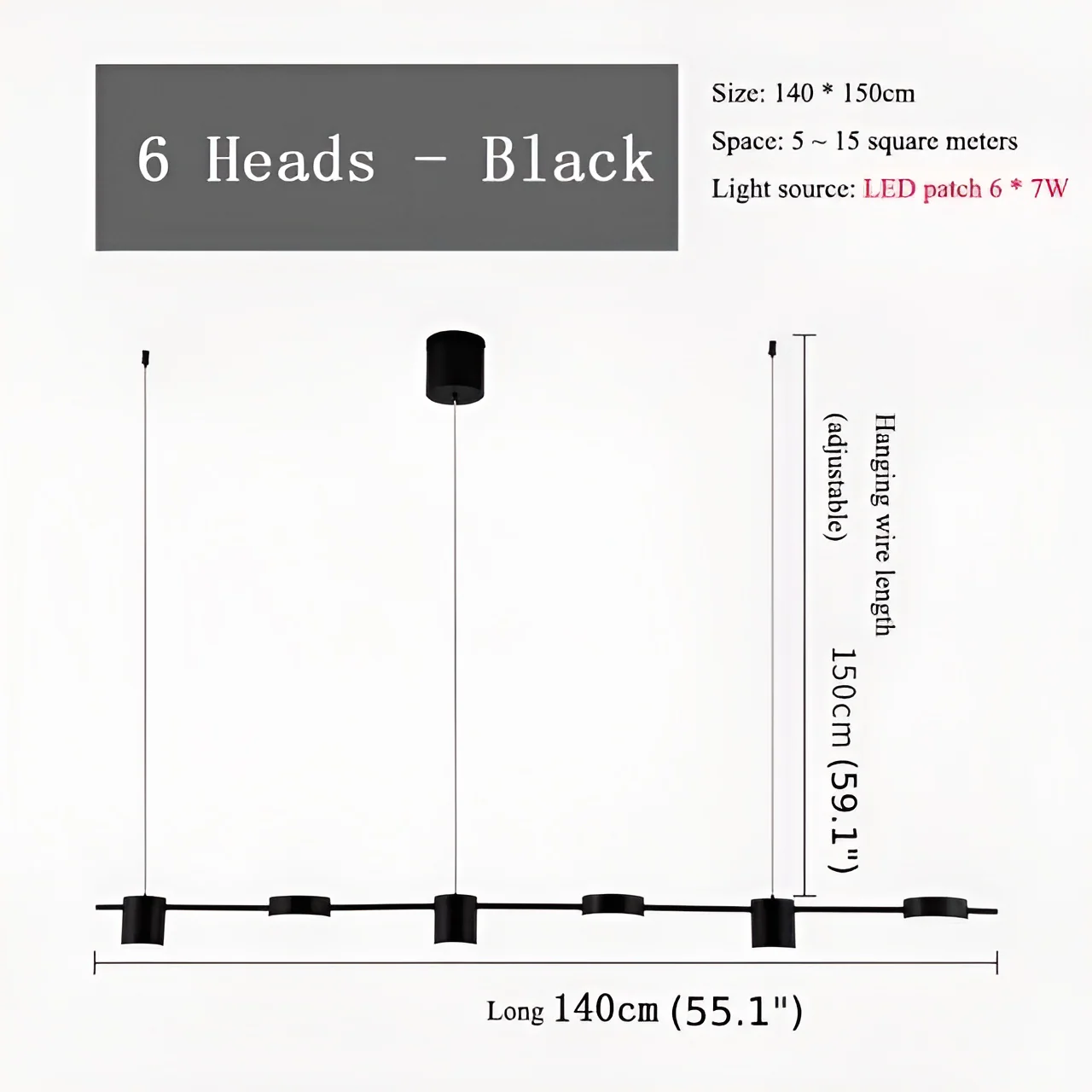 Seranon Minimalistic Black/Gold Pendant Lamp