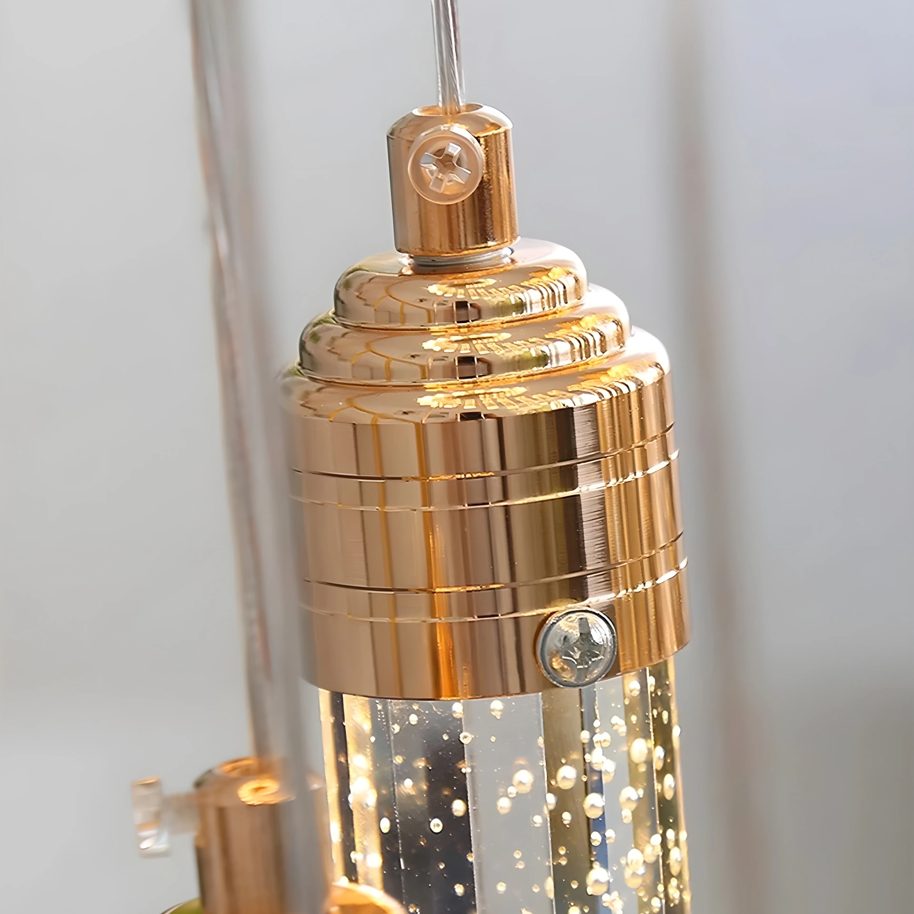 Varazze | Shimmering Magic Gold Crystal Pendant Lighting