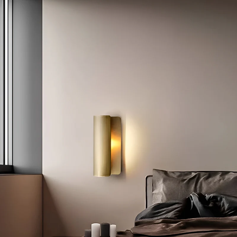 Luxury Wall Lamp in the Shape of Scroll for Bathroom, Living Room