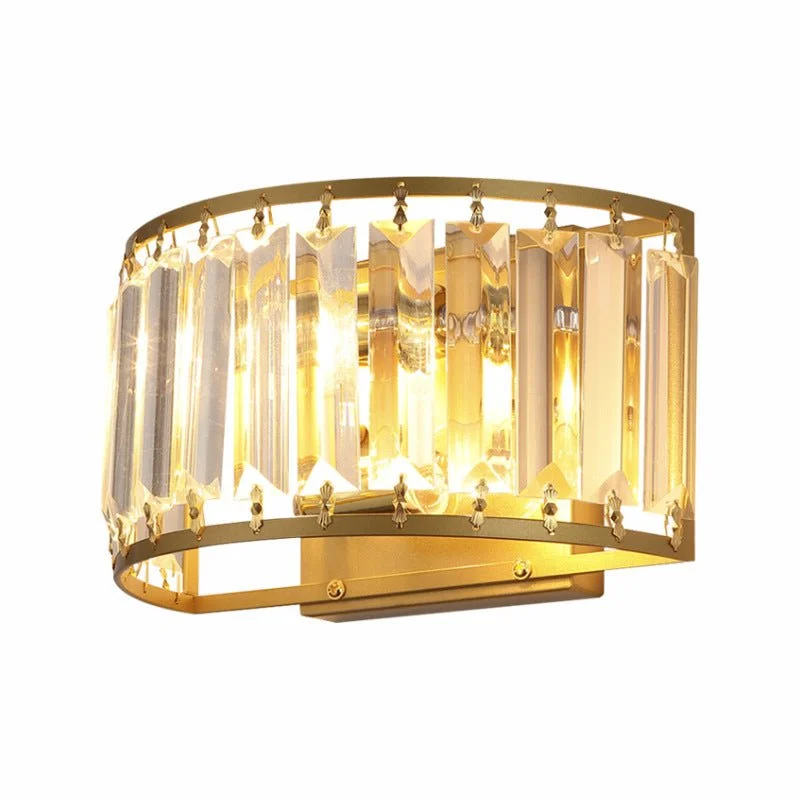 Luxury Crystal Wall Lamp in American Style for Living room, Bedroom
