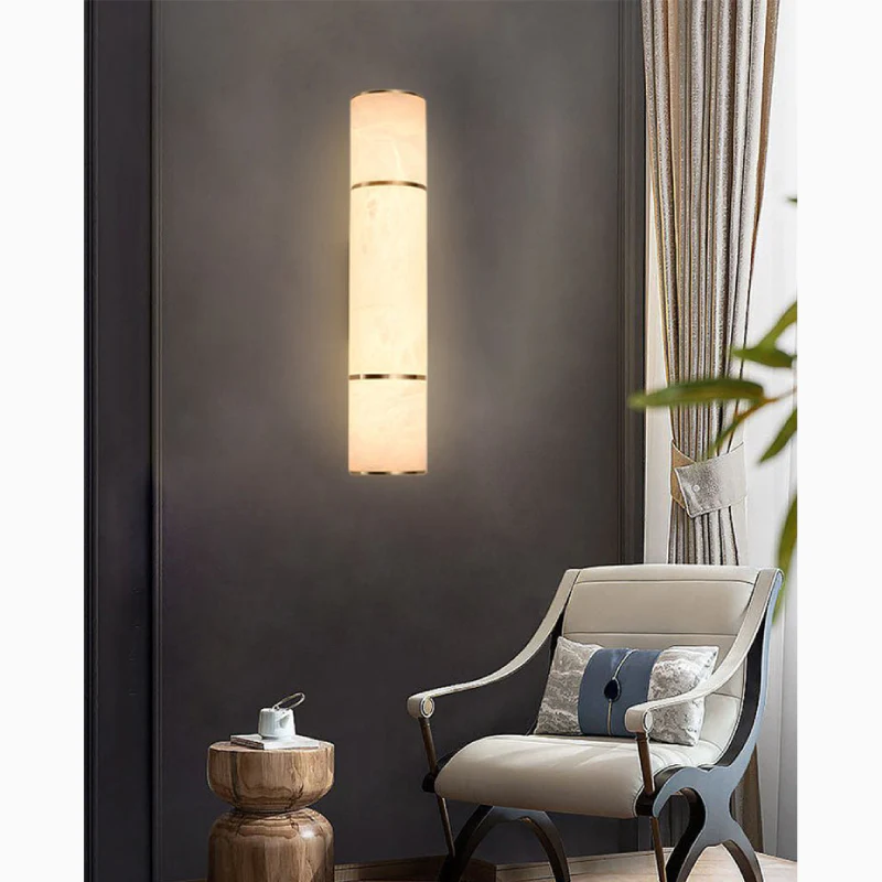 Creative Marble Wall Lamp in Fashionable Style, Living Room, Bedroom