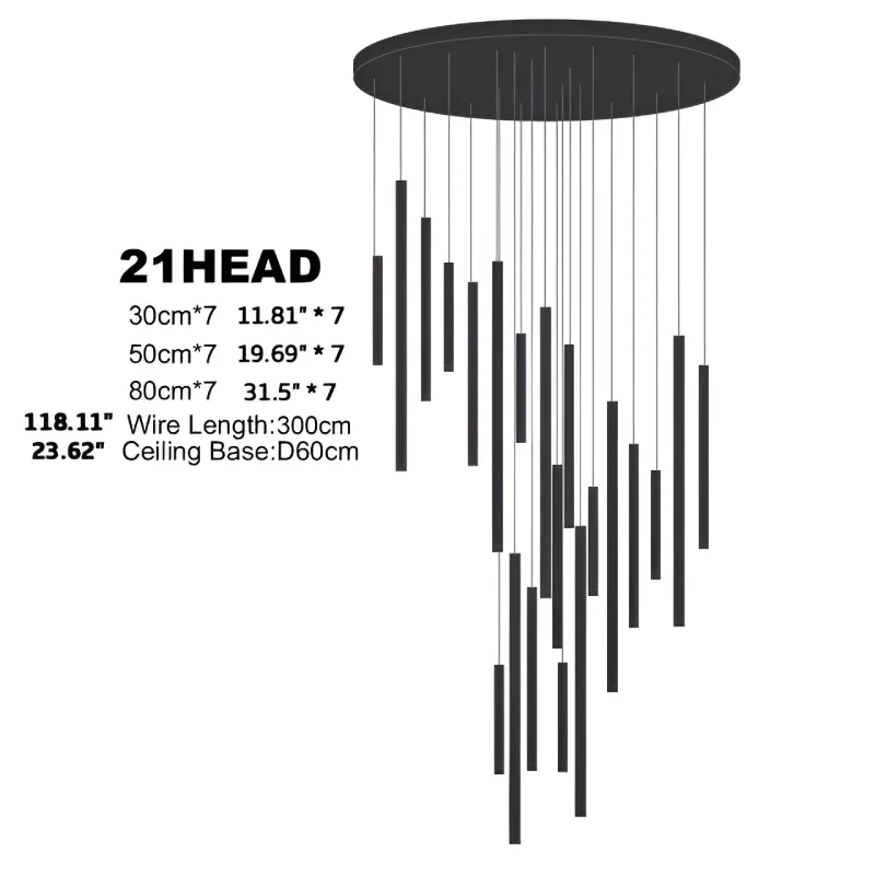 Saint-Andre-de-la-Roche | Minimalistic Simple Led Pendant Chandelier