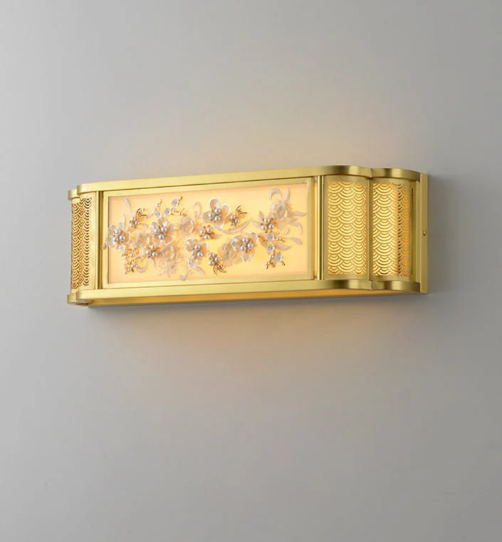 Luxury Wall Lamp in Classic Asian Style for Living Room, Bedroom