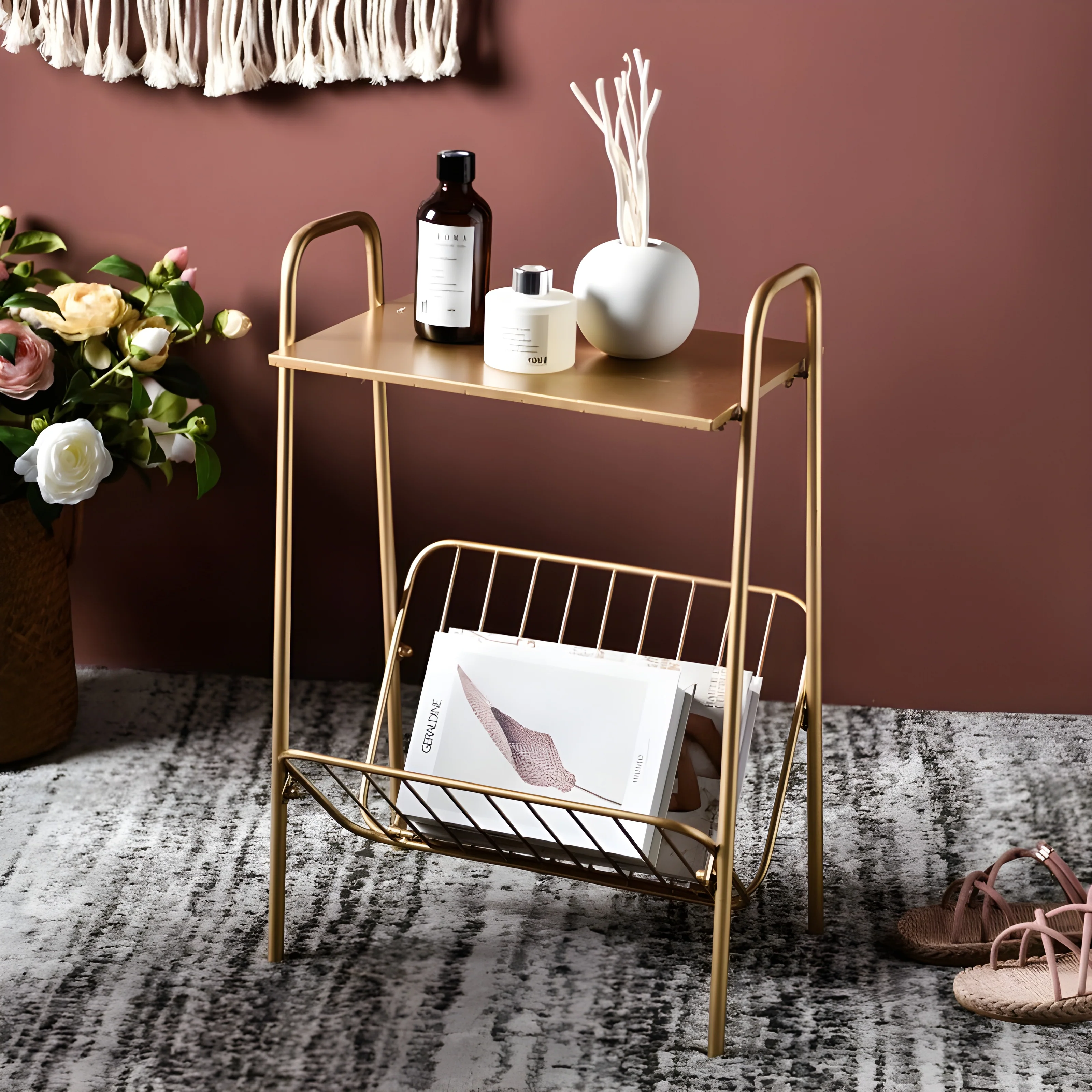 Multifunctional Creative Coffee Table Made of Iron