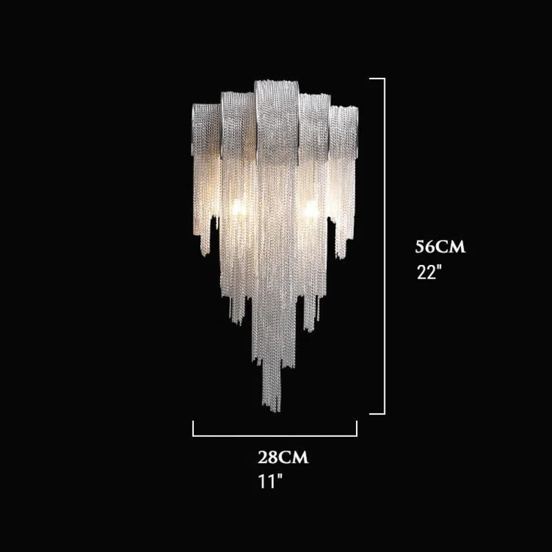 Luxury Tassel Wall Lamp in Italian Style for Living Room, Bedroom