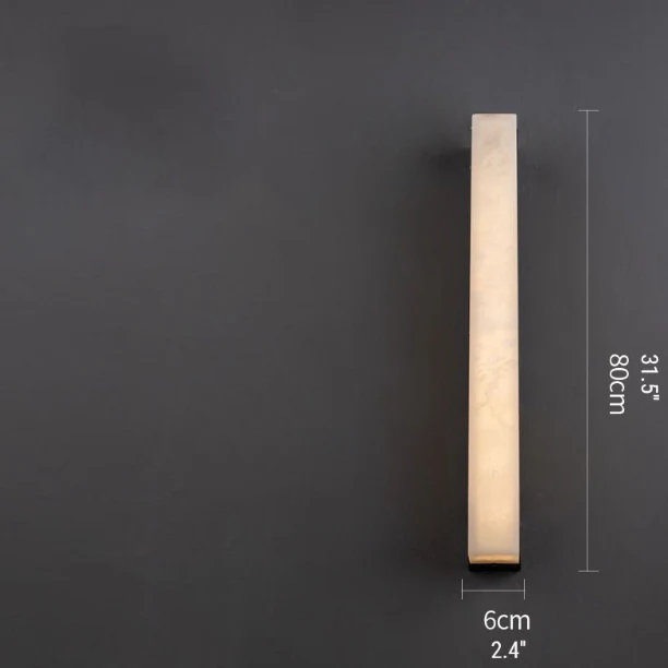 Minimalistic Modern Marble Wall Lamp for Living Room, Bedroom