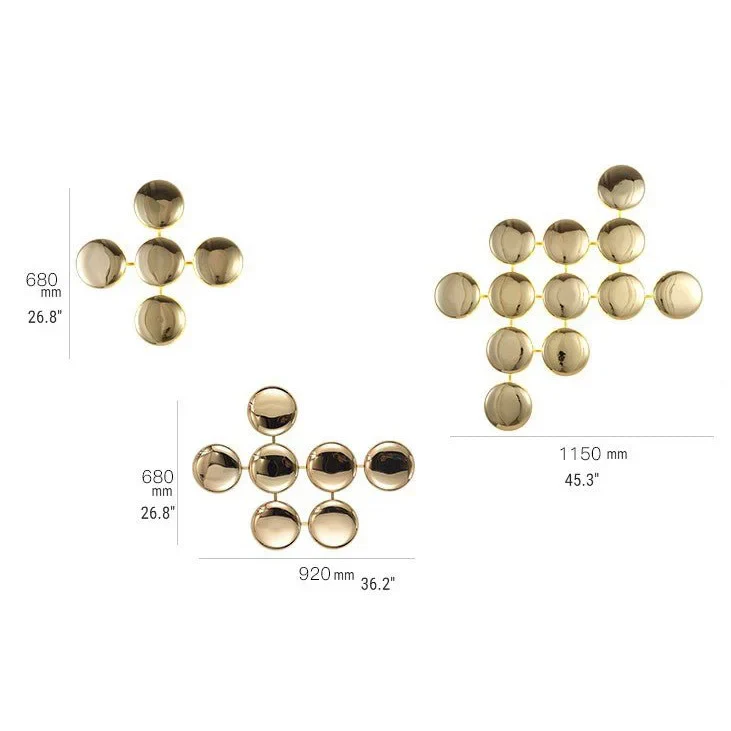 Luxury Marble Wall Lamp in Futuristic Style, Living Room, Bedroom