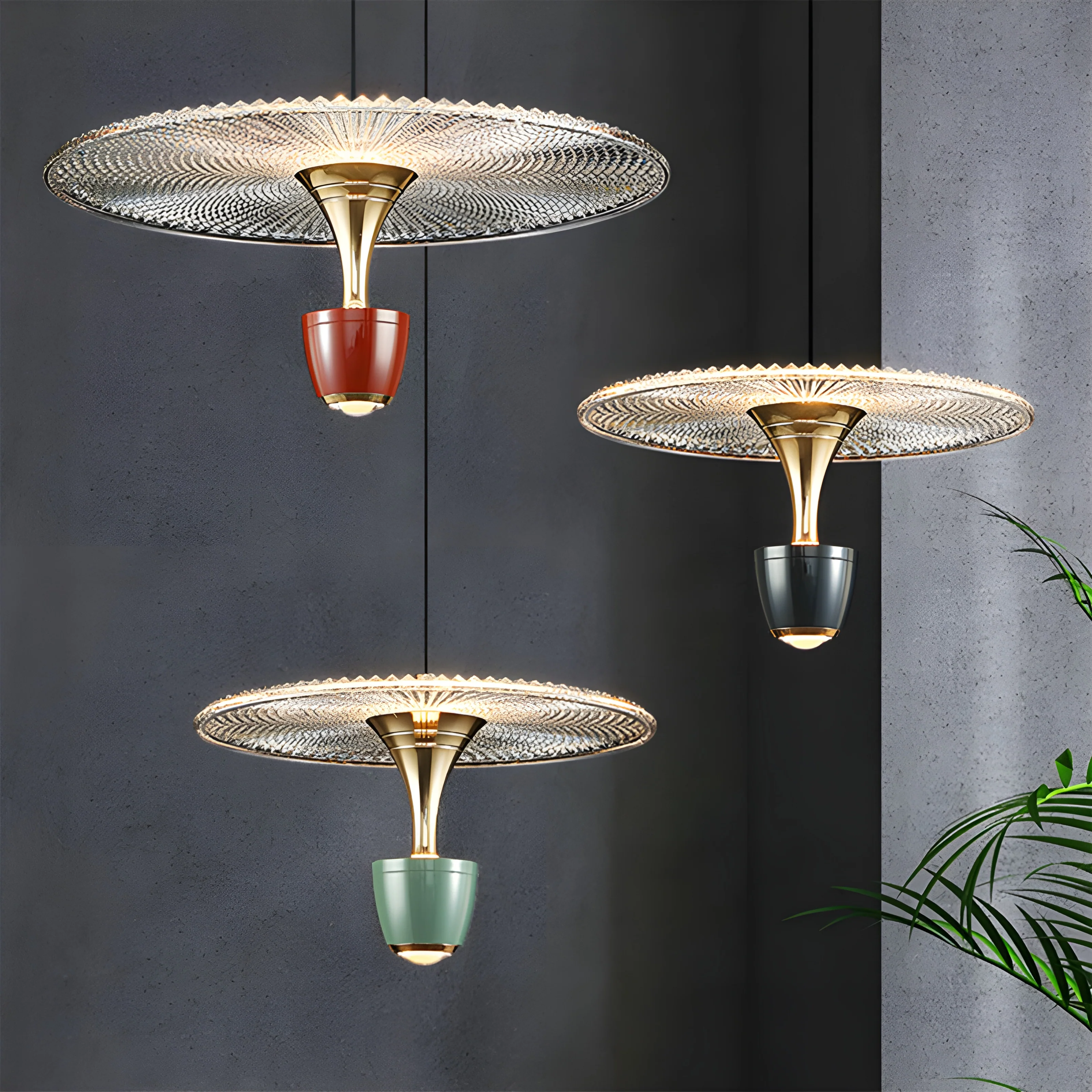 Engelberg | Chandelier in the Shape of Art Flower Umbrella