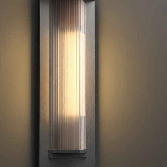 Luxury Glass Wall Lamp in Industrial Style for Porch, Garden, Park