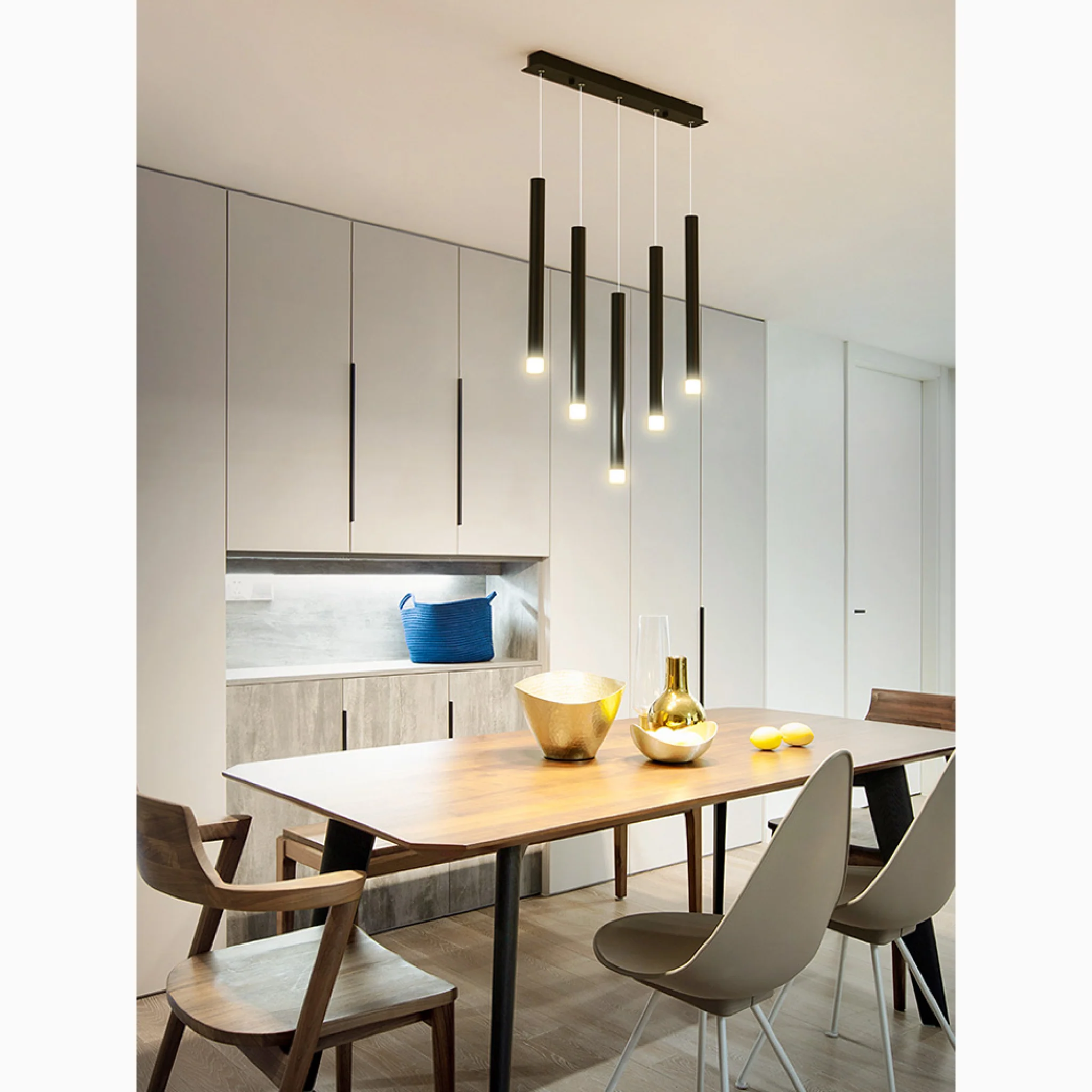 Burgdorf | Black Pendant Lamp in a Nordic Style for Kitchen