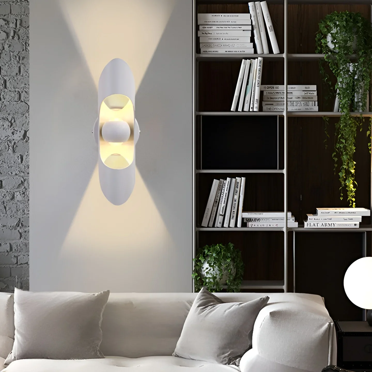 Creative LED Wall Lamp in the Futuristic Style, for Living Room, Bedroom