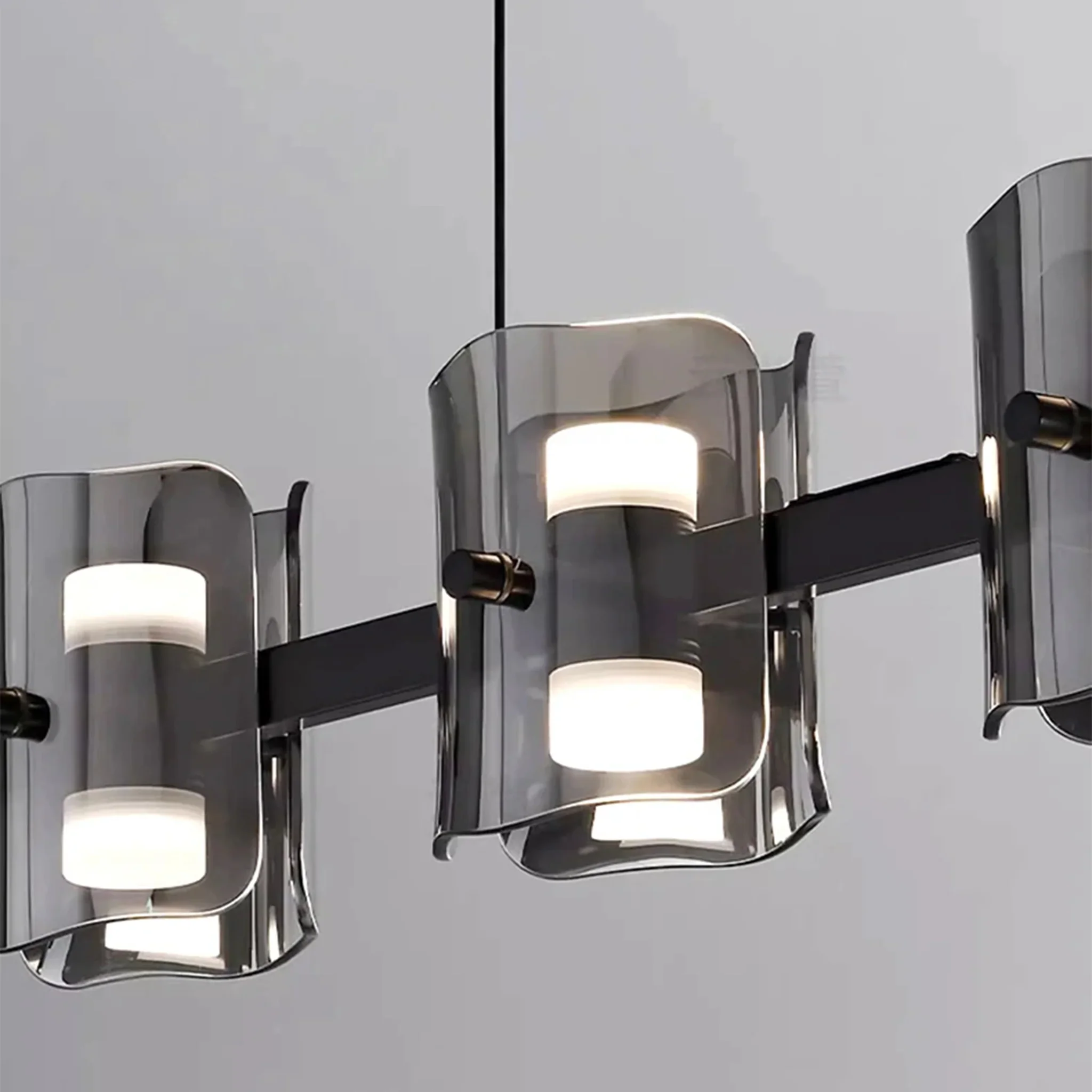 Sch?nenwerd | Stylish Creative Rectangle Glass Chandelier