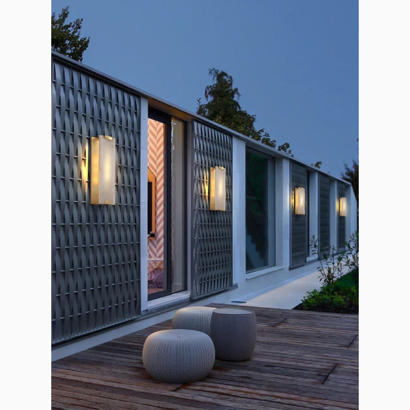 Luxury Copper-Marble LED Wall Lamp for Living Room, Bedroom