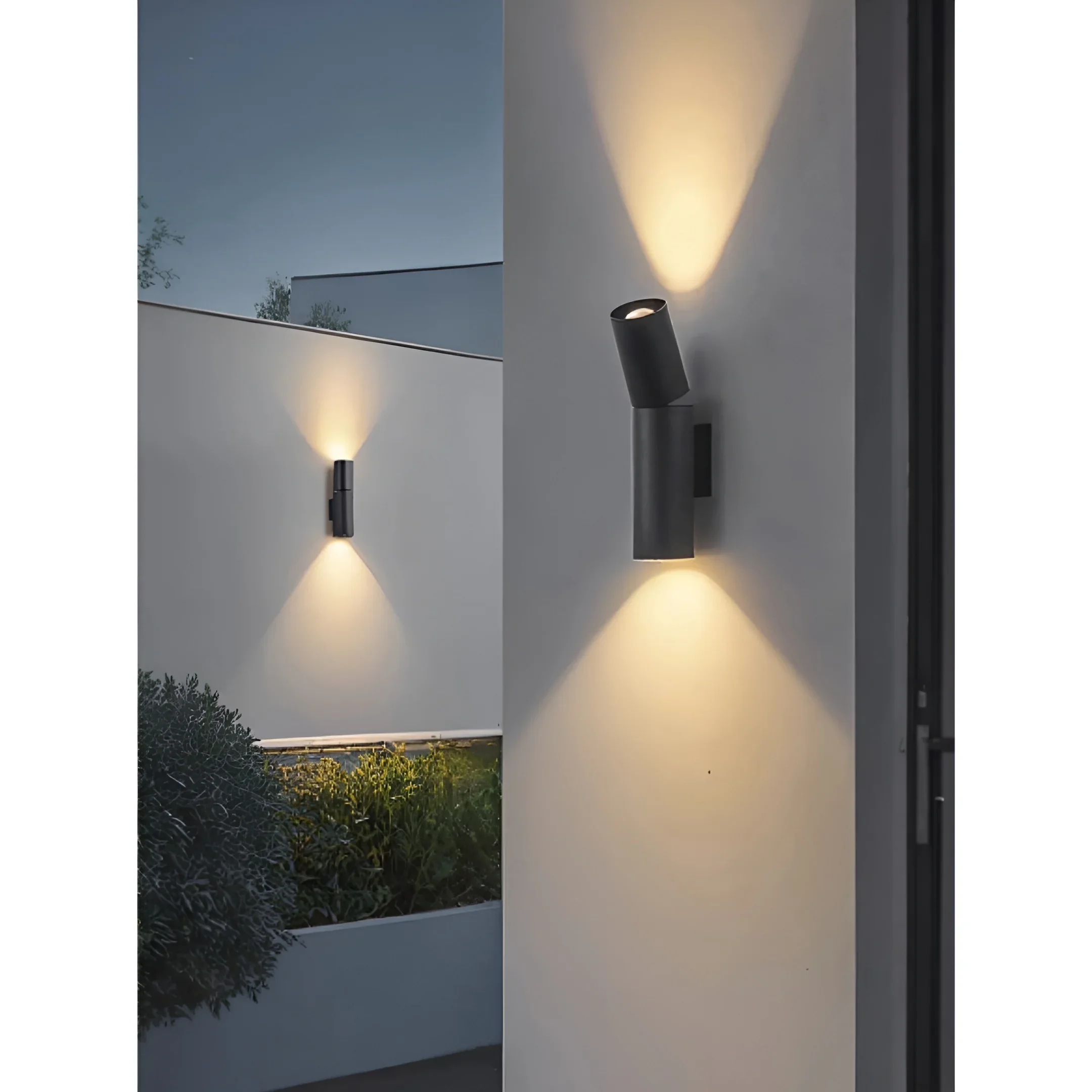 Logic Dual?Beam Outdoor Wall Light - Aluminum LED Sconce