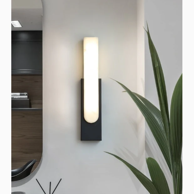 Modern Marble Wall Lamp in Nordic Style for Living Room, Bedroom