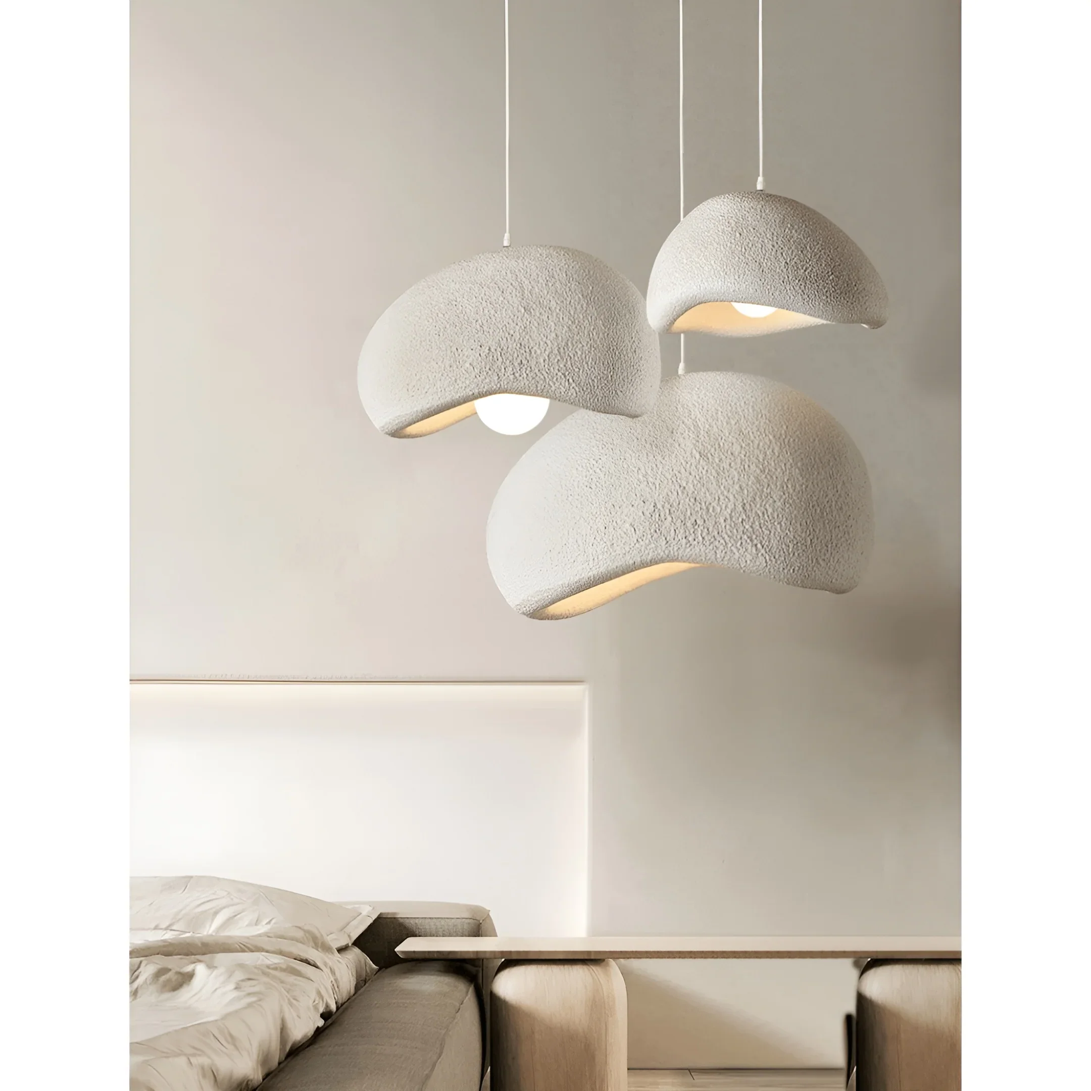 Wabi-Sabi Cloud Pendant Lamp for Dining Room, Living Room, Restaurant