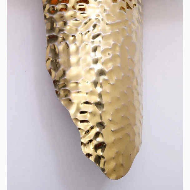 Luxury Golden Wall Lamp with M-Letter Lampshade, Living Room, Bedroom