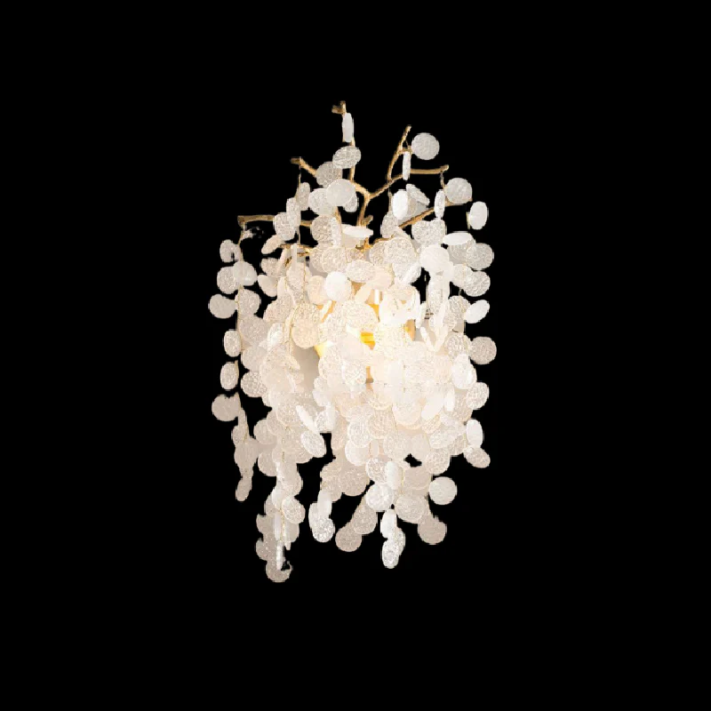 Luxury Wall Lamp with Glass Discs for Living Room, Bedroom