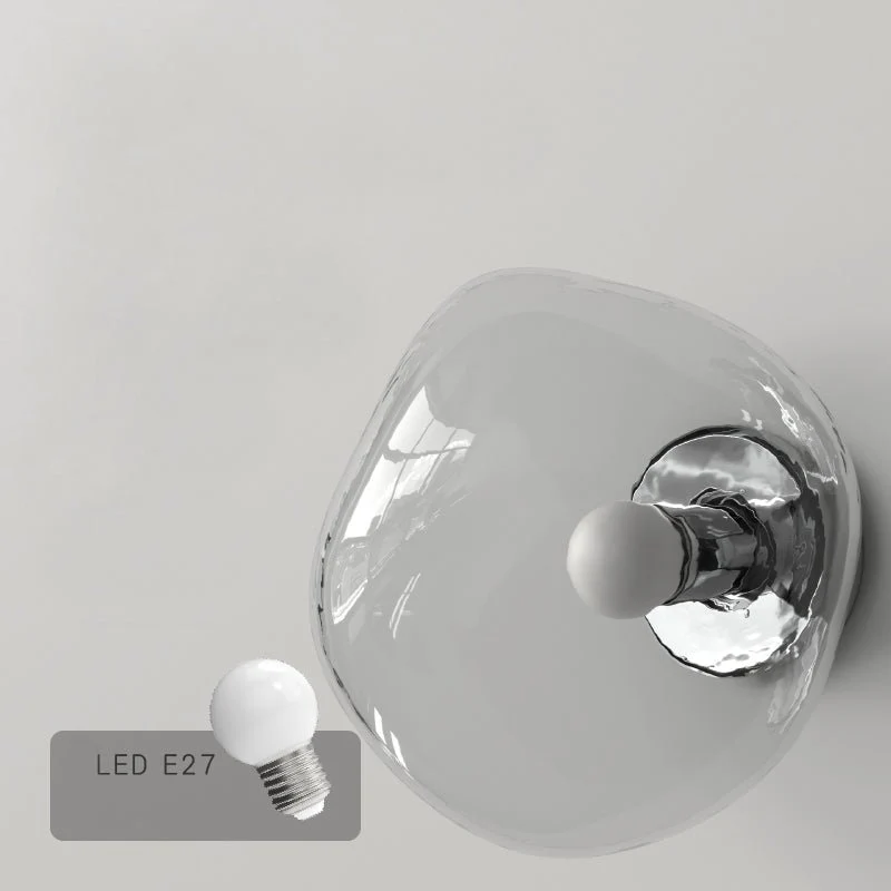 Creative Glass Wall Lamp in Ultramodern Style, Living Room, Bedroom