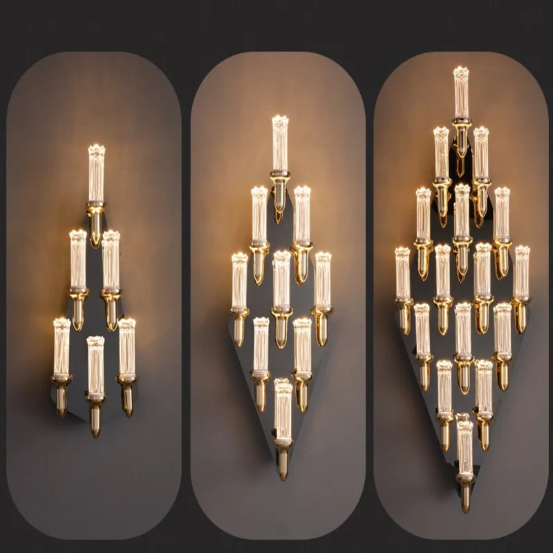 Luxury LED Wall Lamp in Roman Style for Living Room, Bedroom