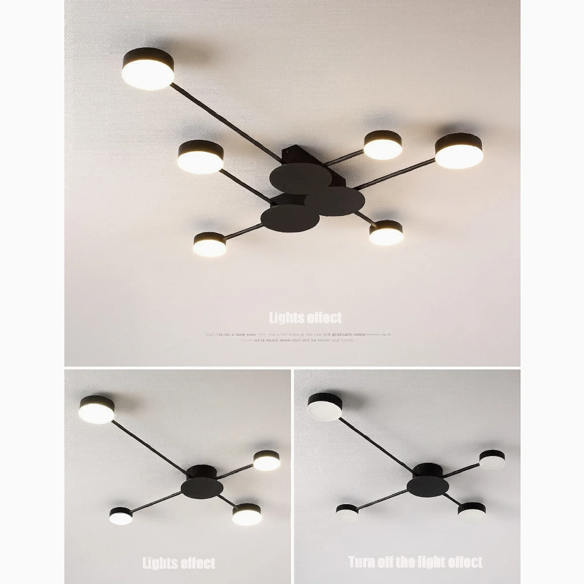 Carouge | Cruciform LED Ceiling Chandelier