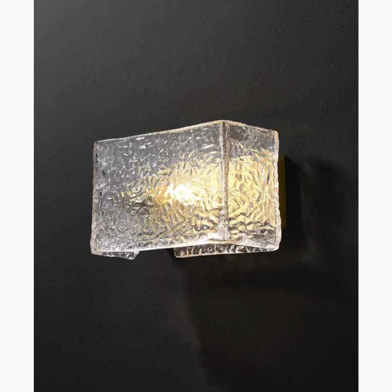 Luxury Wall Lamp in Rippled Water Style for Living Room, Bedroom