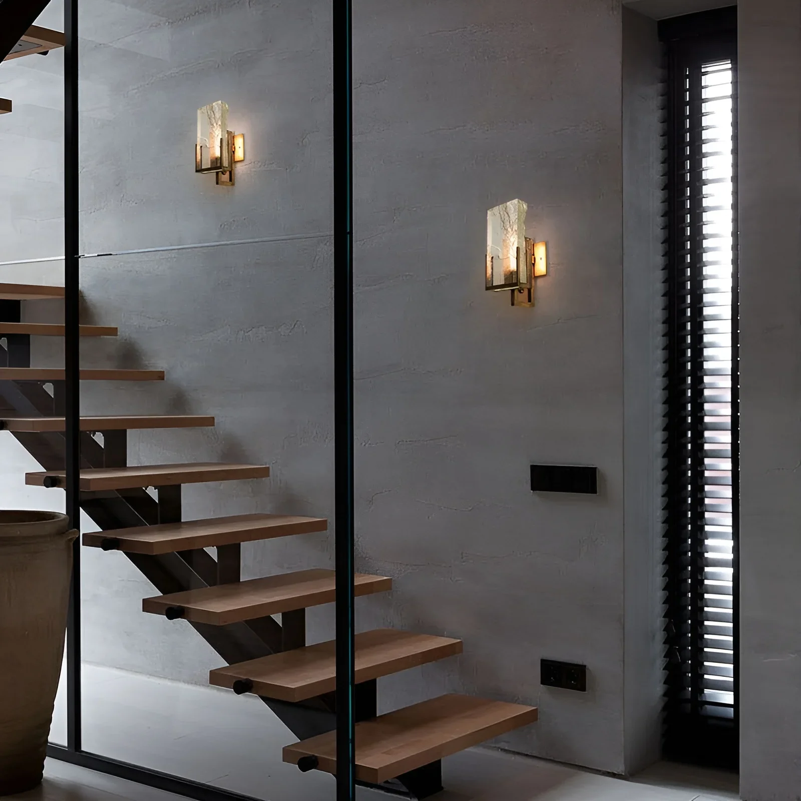 Modern Wall Lamp in the Shape of Ice Piece for Living Room, Bedroom