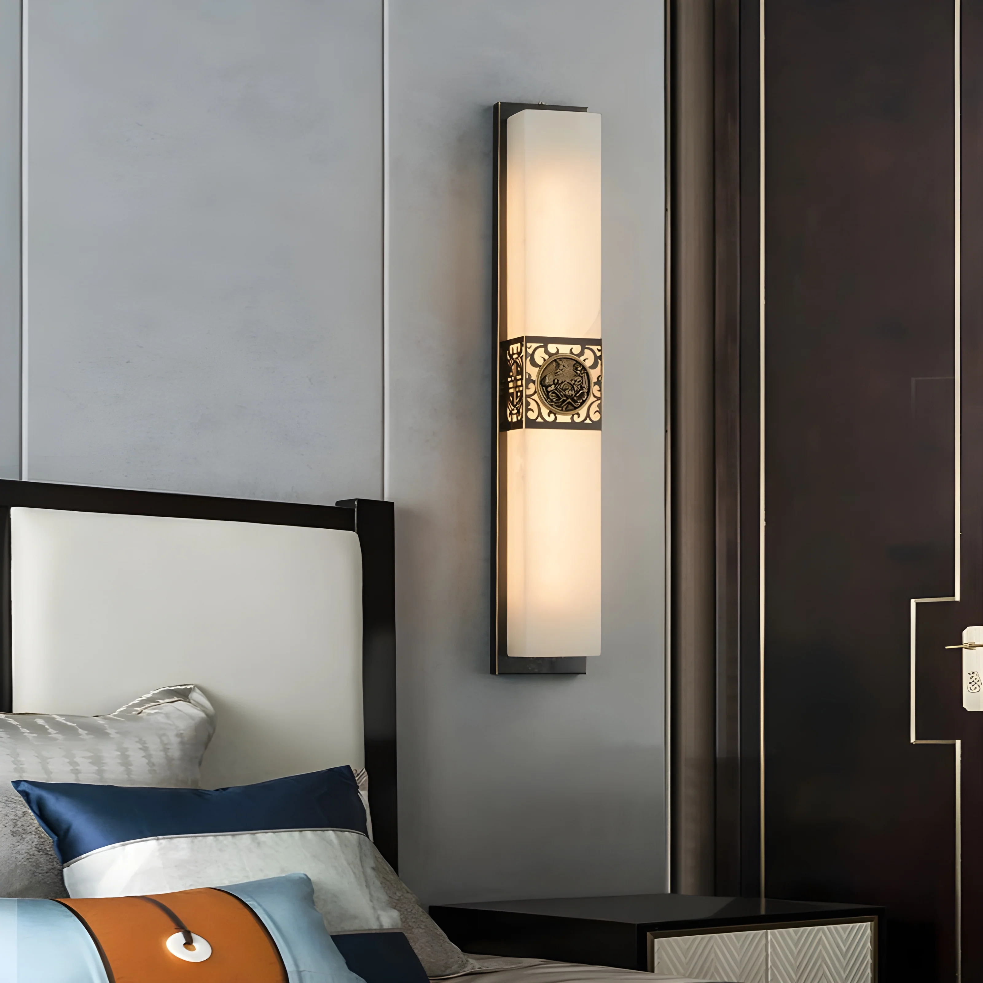 Maloja | Wall Lamp in Royal Chinese Style for Bedroom