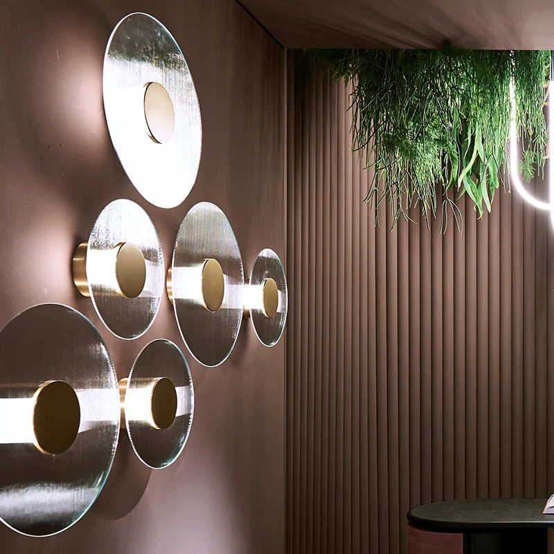 Modern Wall Lamp in the Shape of the Circle for Living Room, Bedroom