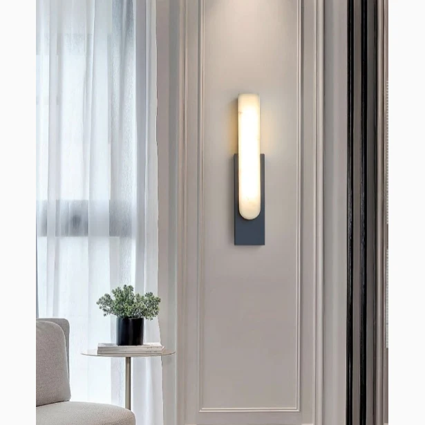 Modern Marble Wall Lamp in Nordic Style for Living Room, Bedroom