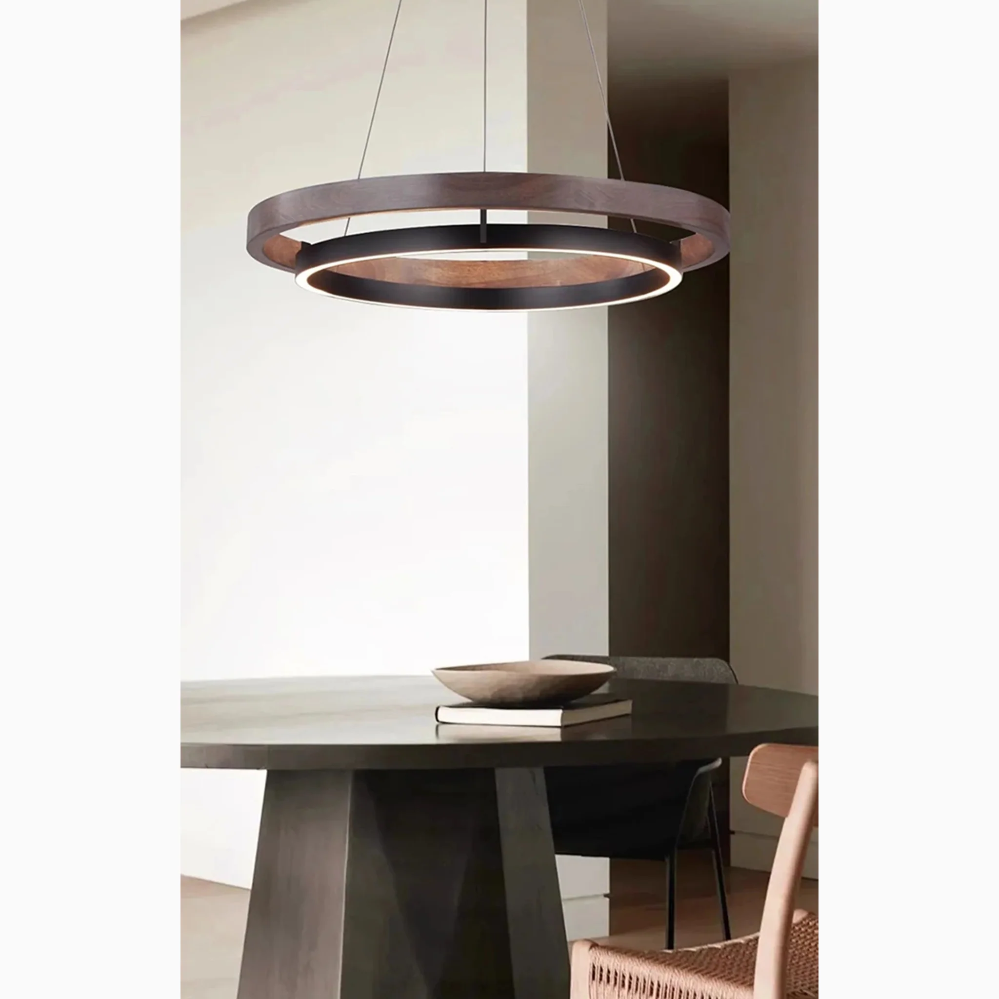 Sion | Modern Minimalistic Aluminium Drum Chandelier