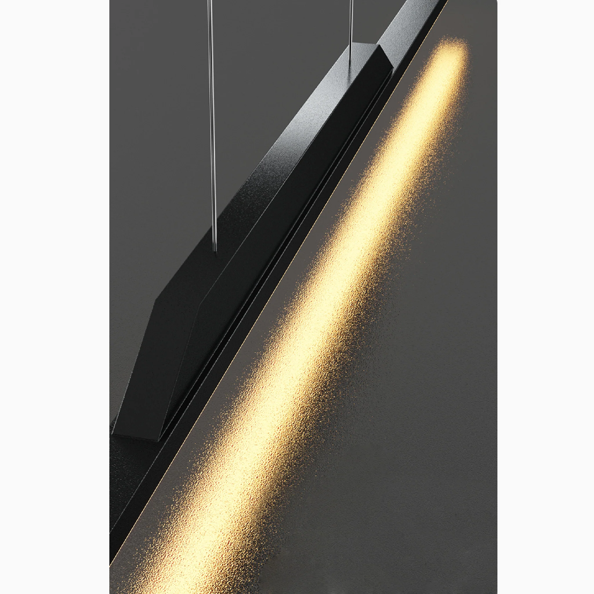 Corgemont | Gold/Black Chandelier in Minimalistic Style