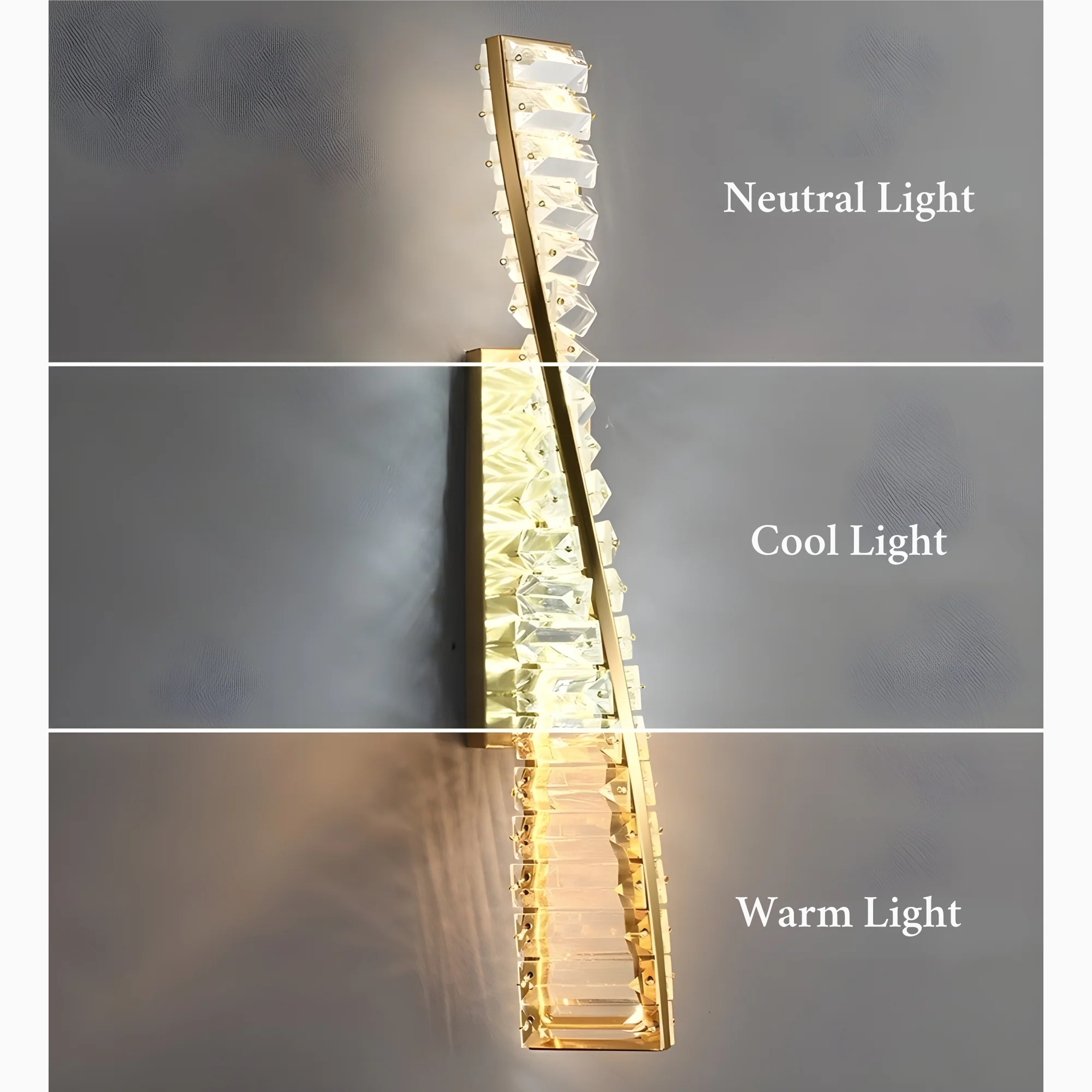 Luxury LED Crystal Wall Light in a Nordic Style for Living Room, Bedroom