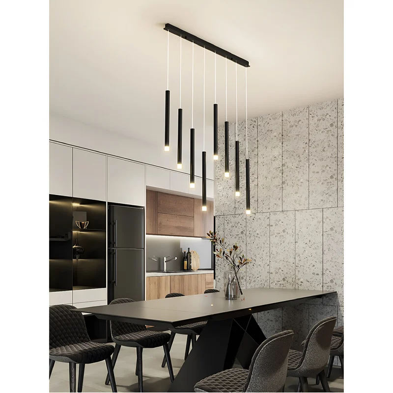 Burgdorf | Black Pendant Lamp in a Nordic Style for Kitchen