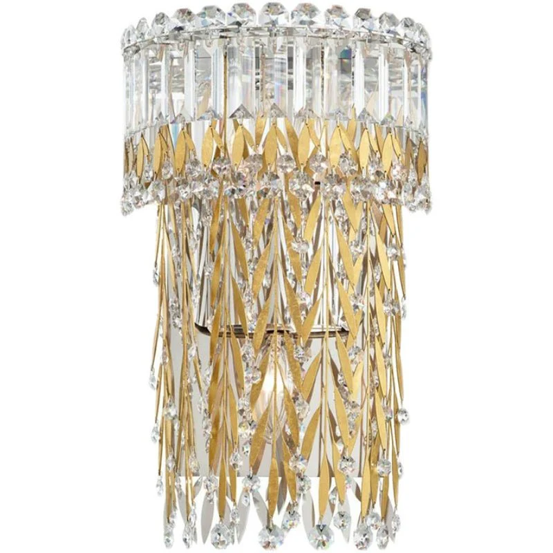 Modern Wall Lamp in Golden Crystal Style for Living Room, Bedroom