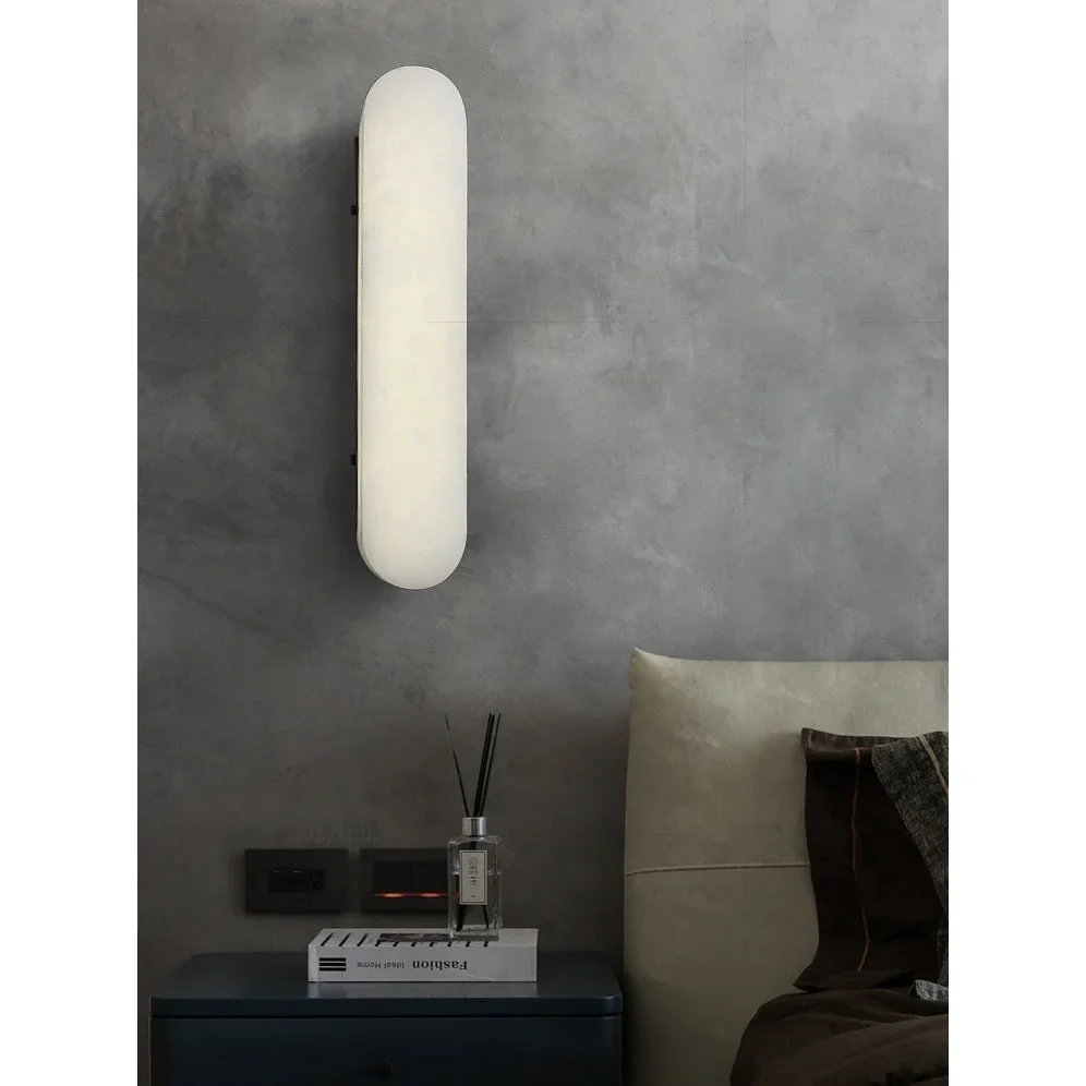 Luxury Marble Vertical Wall Lamp for Living Room, Bedroom