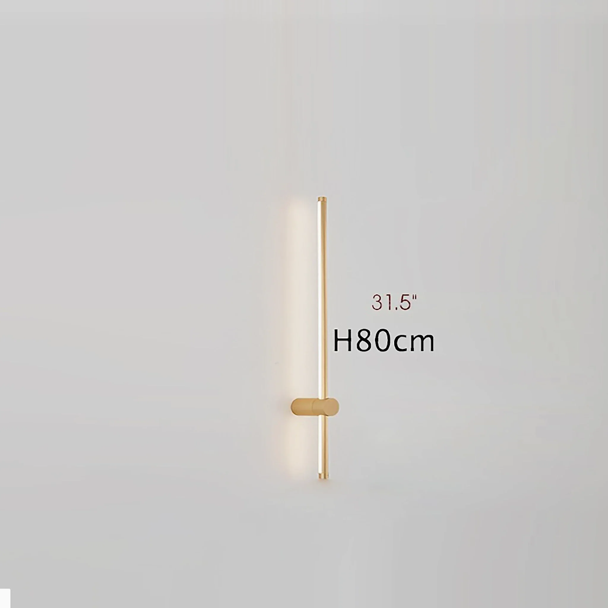 Maracena | Gold Minimalist Modern 31.5'' Long LED Wall Lamp