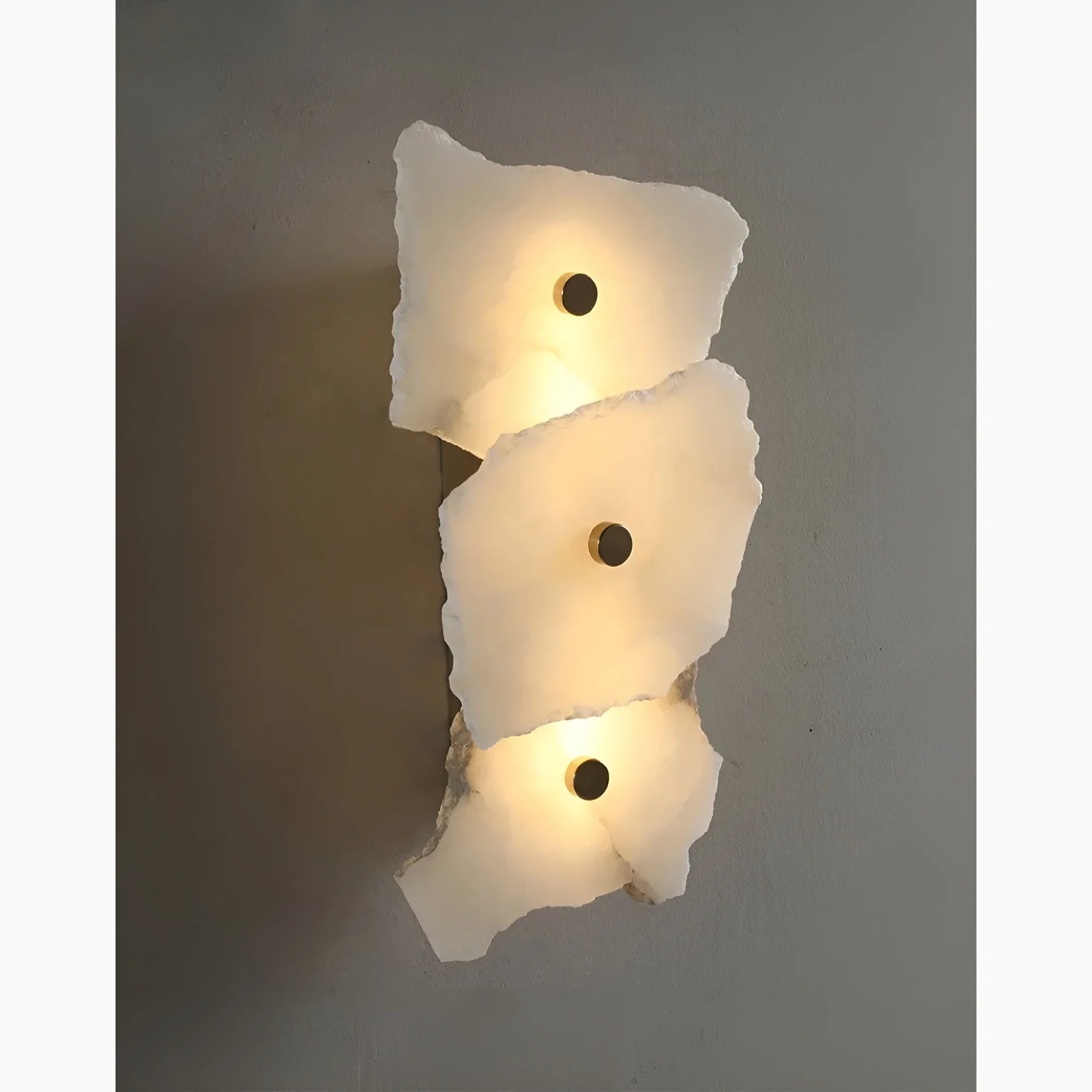 Creative Wall Lamp from Natural Marble for Living Room, Bedroom