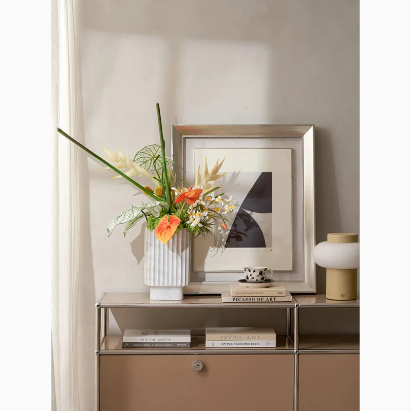 Minimalist Modern Marble Flower Vase For Home