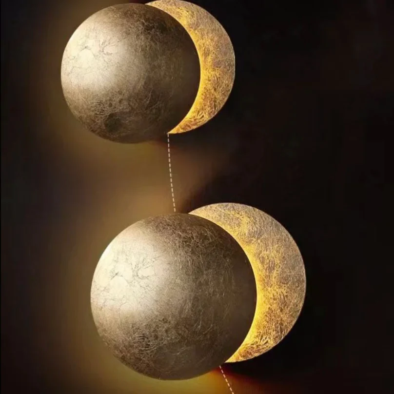Creative Wall Lamp Solar Eclipse Style, Living Room, Bedroom