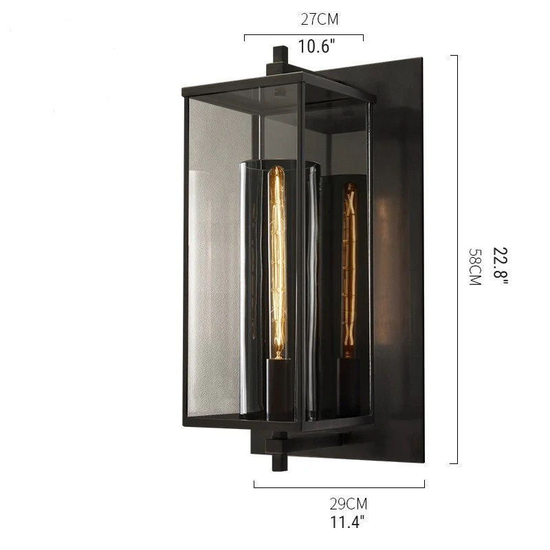 Creative Wall Lamp in Classic American Retro Style for Staircase, Balcony