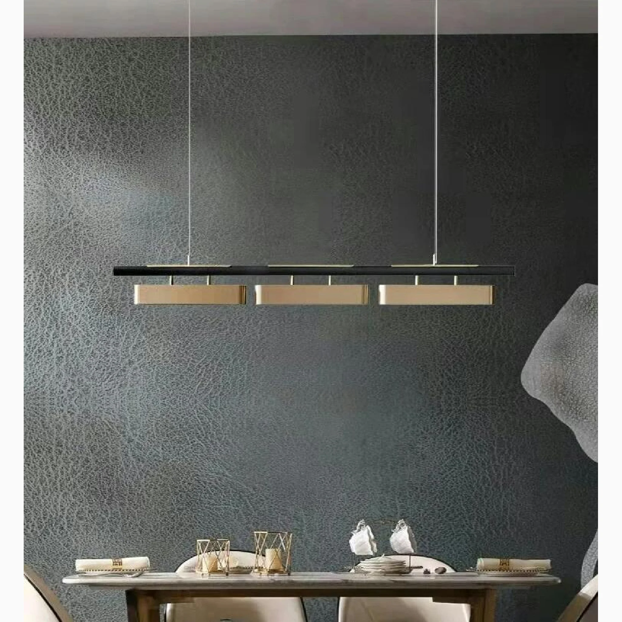 Albavilla | Modern Simple Creative Minimalistic Blocks LED Chandelier