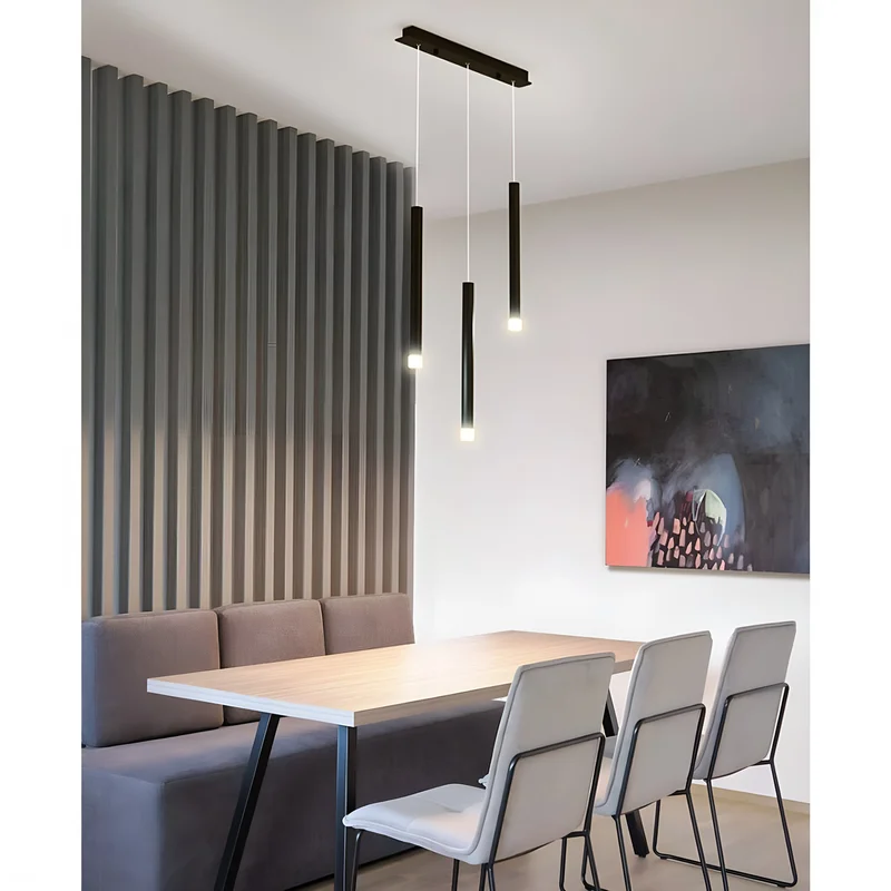 Burgdorf | Black Pendant Lamp in a Nordic Style for Kitchen