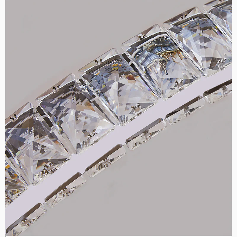 La Penne | Long Spiral Hanging Crystal Golden Chandelier Dia100