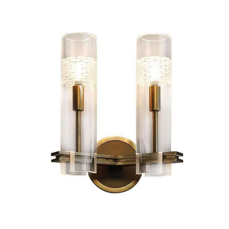 Creative Glass Wall Lamp in Romantic Style for Living Room, Bedroom