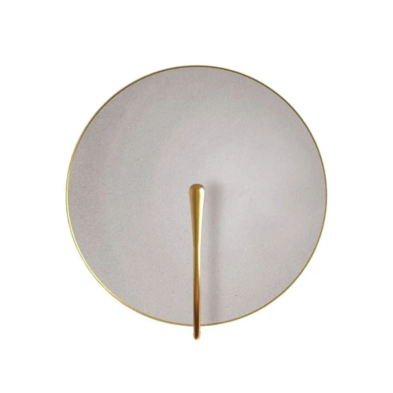 Murten | White Marble Wall Lamp in the Shape of Lens