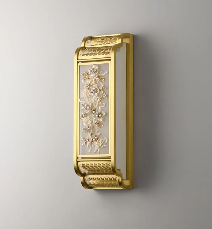 Luxury Wall Lamp in Classic Asian Style for Living Room, Bedroom