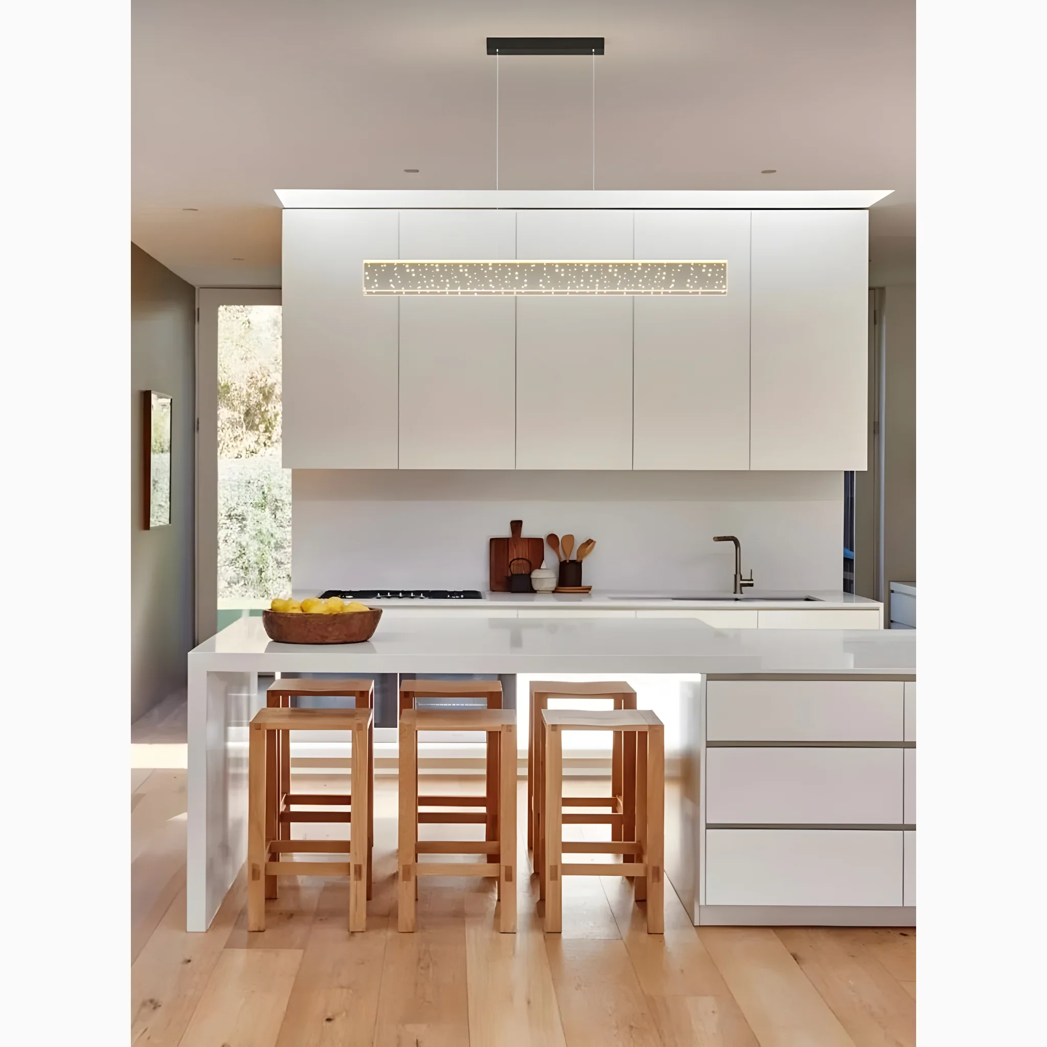 Brissago | Nordic Chandelier with Stars Design for Bar