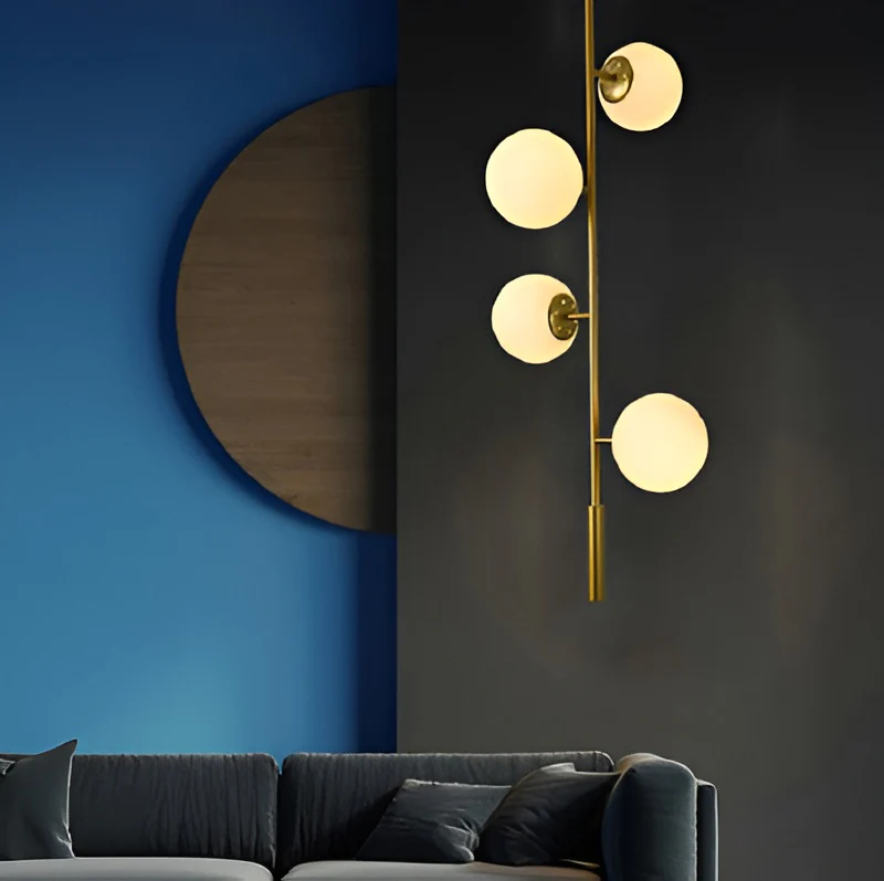 Iglesias | Luxury LED Pendant Light in the Shape of Glass Ball for Dining Room