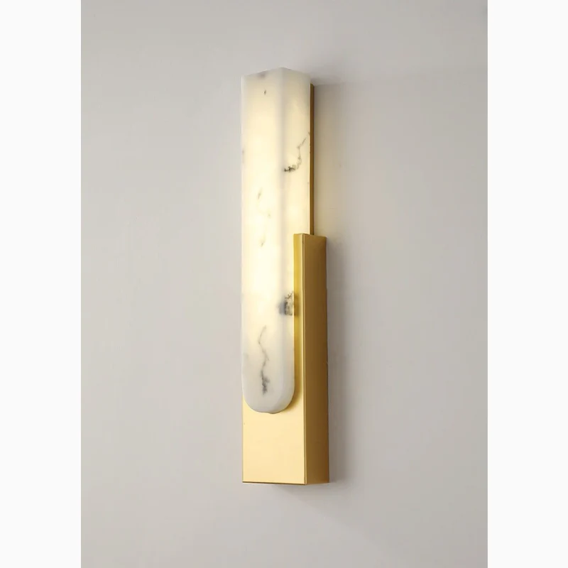 Nyon | Marble Rectangular Wall Lamp for Living Room